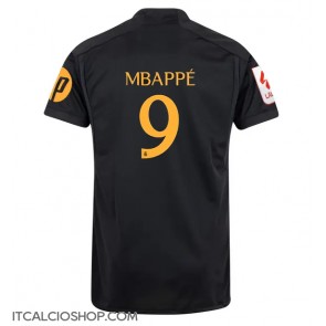 Real Madrid Kylian Mbappe #9 Terza Maglia 2023-24 Manica Corta